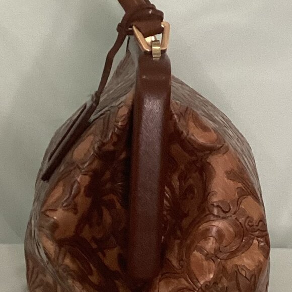 VINTAGE? El Portal Genuine Hand-Tooled Leather Handbag! - Picture 6 of 9